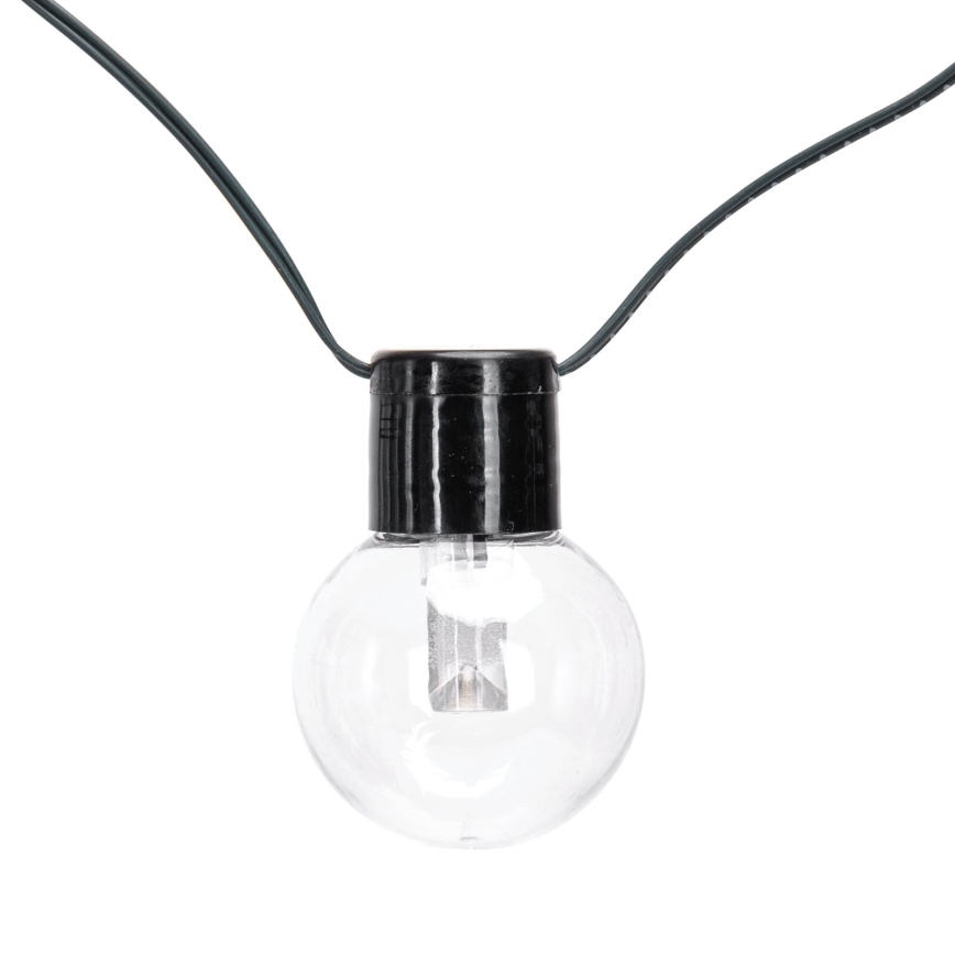 Aigostar - LED Päikesepaneeliga jõuluteemaline valguskett 20xLED/8 funktsiooni 11,5m IP65 mitmevärviline