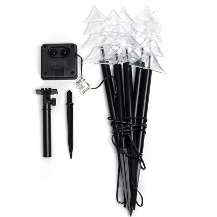 Aigostar - LED Päikesepaneeliga jõuluvalgustus LED/0,054W/1,2V 1m IP65 külm valge