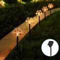 Aigostar - LED Päikesepaneeliga jõuluvalgustus LED/0,054W/1,2V 1m IP65 soe valge