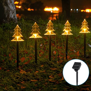 Aigostar - LED Päikesepaneeliga jõuluvalgustus LED/0,054W/1,2V 1m IP65 soe valge