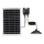 Aigostar - LED päikesepaneeliga kroonlühter LED/70W/12V 6000 mAh 6500K IP65 läbimõõt 23,5 cm + kaugjuhtimispult