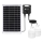 Aigostar - LED Päikesepaneeliga lühter anduriga 2xLED/35W/12V 6000 mAh 6500K d. 10 cm + kaugjuhtimispult