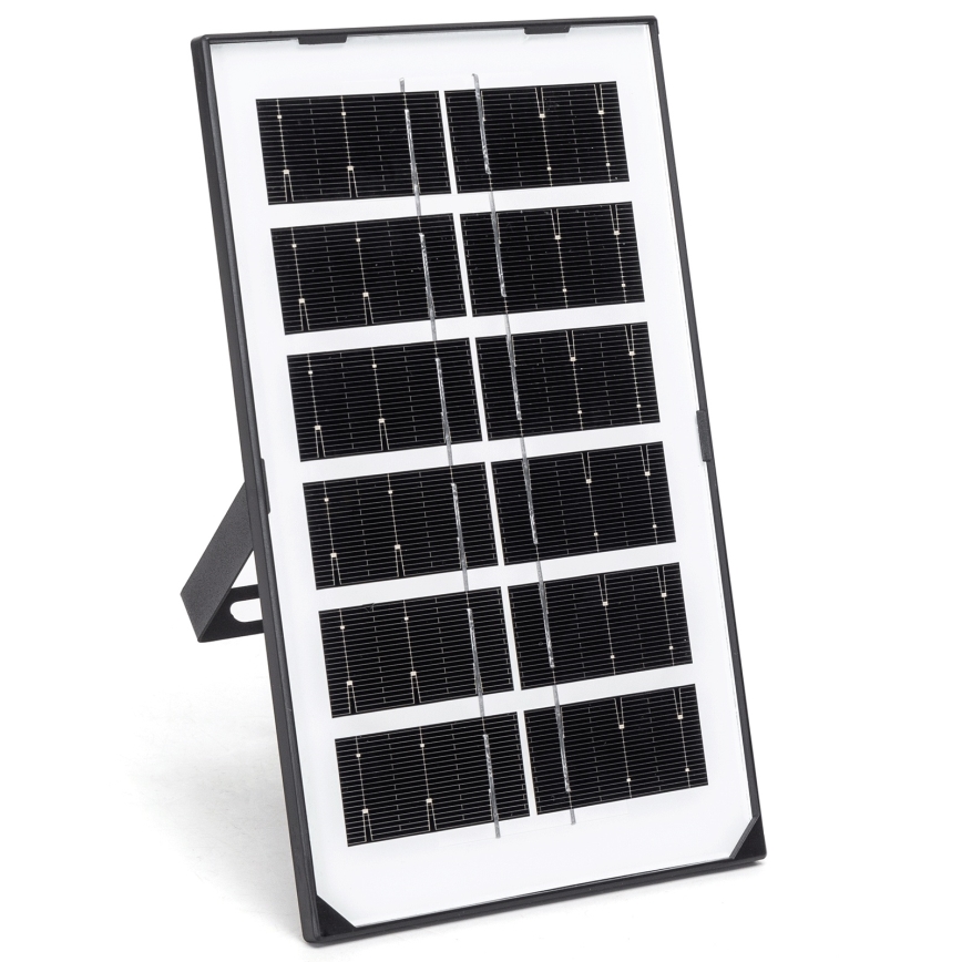 Aigostar - LED Päikesepaneeliga lühter anduriga LED/35W/12V 3000 mAh 6500K d. 10 cm + kaugjuhtimispult