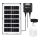 Aigostar - LED Päikesepaneeliga lühter LED/35W/12V 3000 mAh 6500K d. 10 cm + kaugjuhtimispult