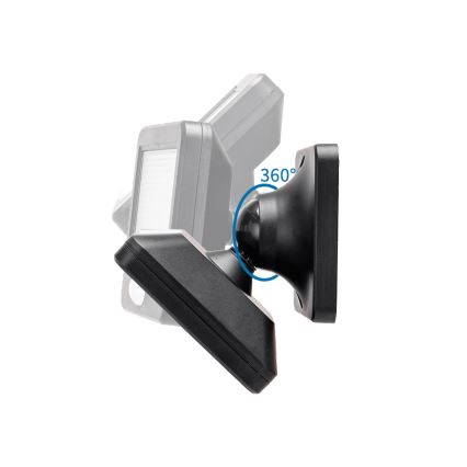 Aigostar - LED Päikesepaneeliga seinavalgusti koos anduriga LED/0,64W/3,7V 600 mAh 6500K IP44