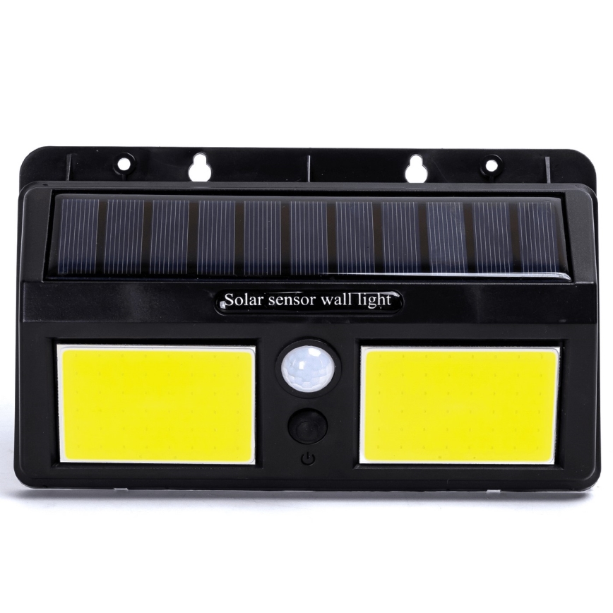 Aigostar - LED Päikesepaneeliga seinavalgusti koos anduriga LED/20W/5,5V 2400 mAh 6500K IP65