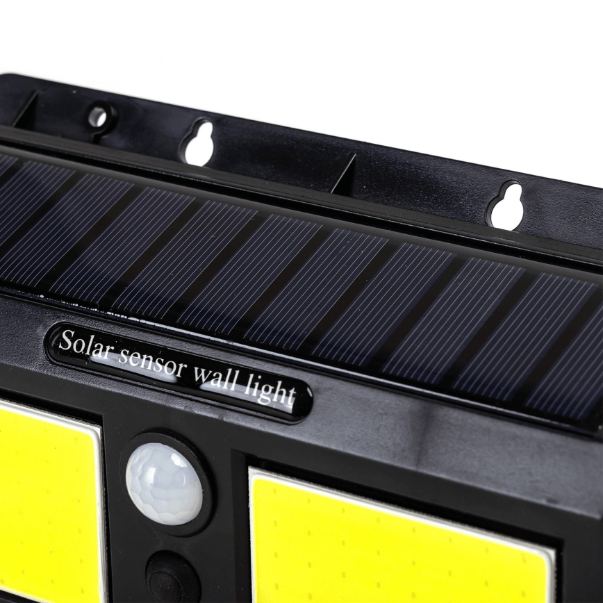 Aigostar - LED Päikesepaneeliga seinavalgusti koos anduriga LED/20W/5,5V 2400 mAh 6500K IP65