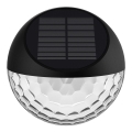 Aigostar - LED Päikesepaneeliga seinavalgusti LED/2W/1,2V must 300 mAh 2700K IP44