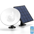 Aigostar - LED Päikesepaneeliga seinavalgusti LED/3,2V 3000K/4000K/6500K IP65 + kaugjuhtimispult