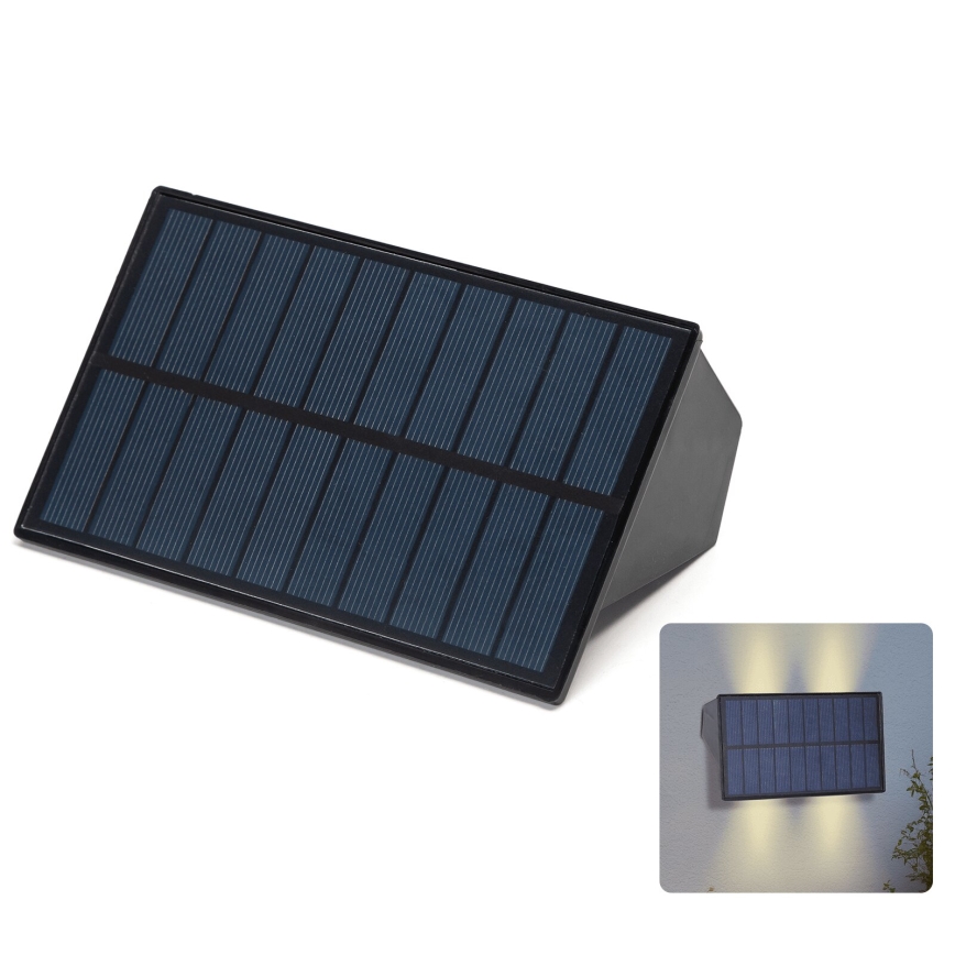 Aigostar - LED Päikesepaneeliga seinavalgusti LED/4W/5,5V 2700K IP44