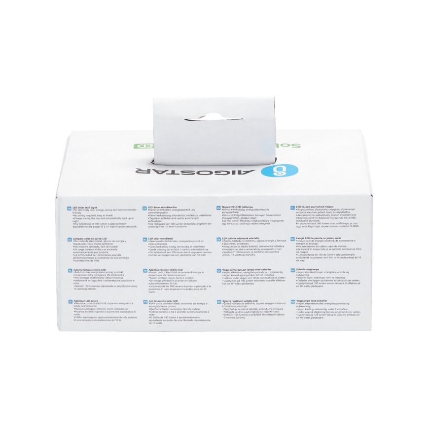 Aigostar - LED Päikesepaneeliga seinavalgusti LED/4W/5,5V 2700K IP44