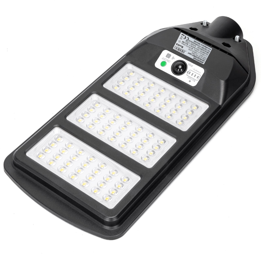 Aigostar - LED Päikesepaneeliga tänavalamp koos anduriga LED/150W/3,2V 8000mAh IP65 6500K + kaugjuhtimispult