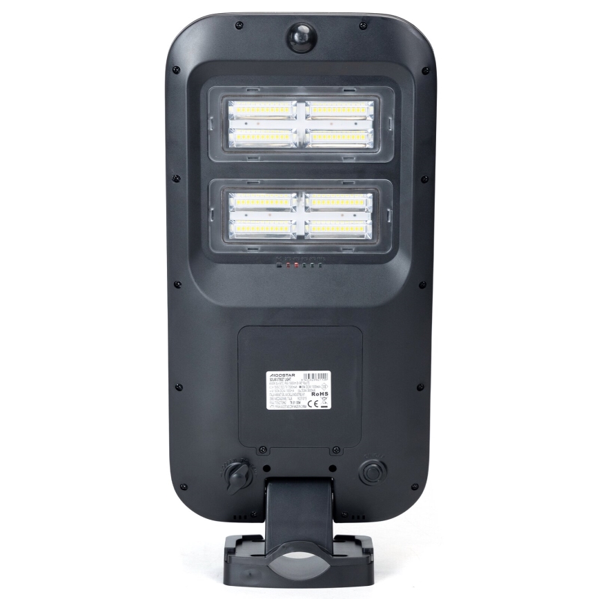 Aigostar - LED Päikesepaneeliga tänavalamp koos anduriga LED/180W/4V 7500mAh IP65 + kaugjuhtimispult
