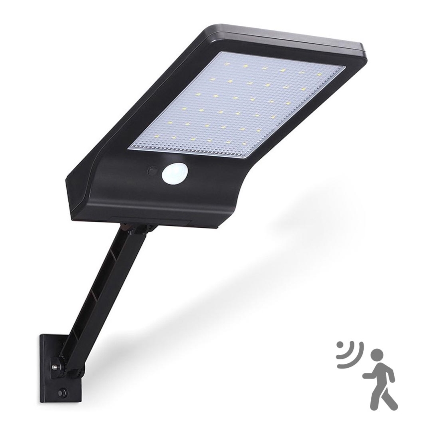 Aigostar - LED Päikesepaneeliga tänavalamp koos anduriga LED/2,3W/5,5V 1800 mAh IP65