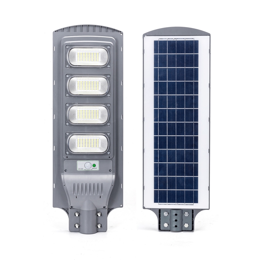 Aigostar - LED Päikesepaneeliga tänavalamp koos anduriga LED/200W/3,2V 20000mAh IP65 6500K + kaugjuhtimispult