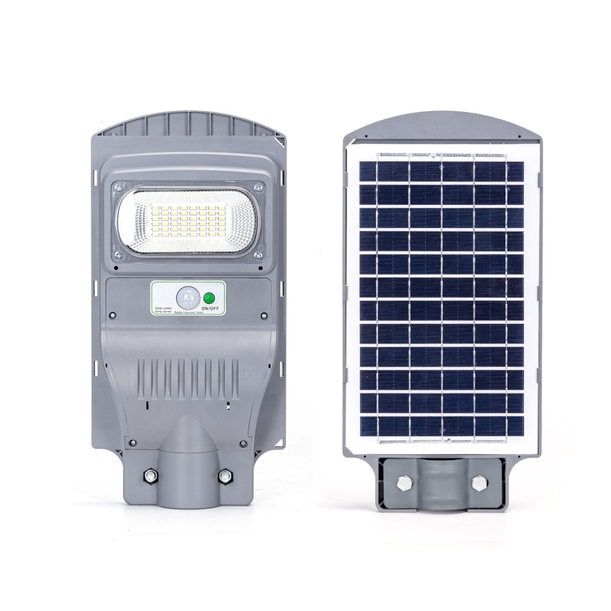 Aigostar - LED Päikesepaneeliga tänavalamp koos anduriga LED/50W/3,2V 5000mAh IP65 6500K + kaugjuhtimispult