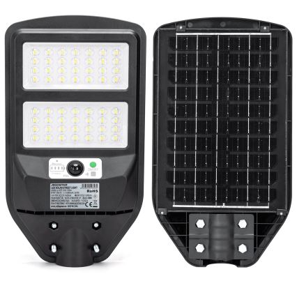 Aigostar - LED Päikesepaneeliga tänavalamp koos anduriga LED/70W/3,2V 4000mAh IP65 6500K + kaugjuhtimispult