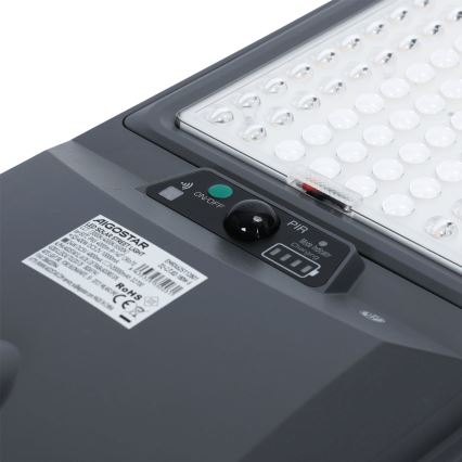 Aigostar - LED päikesepaneeliga tänavavalgusti liikumisanduriga LED/400W/3,2V 3000/4000/6500K 4800mAh + kaugjuhtimispult