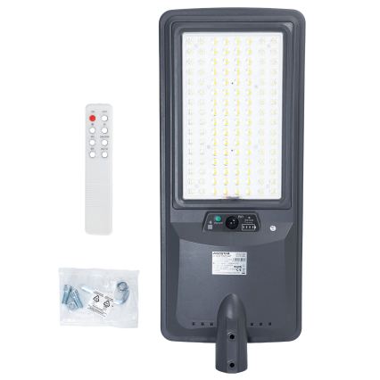 Aigostar - LED päikesepaneeliga tänavavalgusti liikumisanduriga LED/400W/3,2V 3000/4000/6500K 4800mAh + kaugjuhtimispult