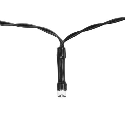 Aigostar - LED Päikesepaneeliga valguskett 100xLED/12m 300 mAh IP65 soe valge