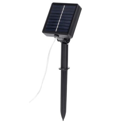 Aigostar - LED päikesepaneeliga valguskett 70xLED/4x1m IP65 soe valge oliiv