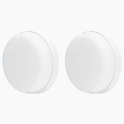 Aigostar - LED Päikesepaneeliga valgusti 2xLED/35W/12V 6000 mAh 6500K d. 16,8 cm + kaugjuhtimispult