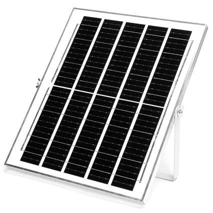 Aigostar - LED Päikesepaneeliga valgusti 2xLED/70W/12V 12000 mAh 6500K d. 20,5 cm + kaugjuhtimispult