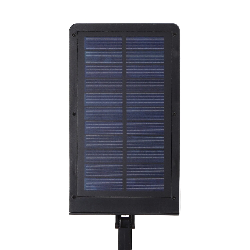 Aigostar - LED Päikesepaneeliga tänavalamp koos anduriga LED/3W/3,7V1800 mAh IP44 3000/4000/5000K + kaugjuhtimispult