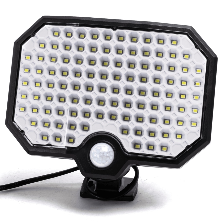 Aigostar - LED Päikesepaneeliga valgusti koos liikumisanduriga LED/2,4W/3,7V IP65
