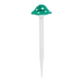 Aigostar - LED Päikesepaneeliga valgusti LED/0,006W/1,2V 100 mAh 2700K IP44 roheline