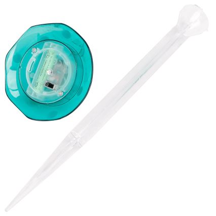 Aigostar - LED Päikesepaneeliga valgusti LED/0,006W/1,2V 100 mAh 2700K IP44 roheline