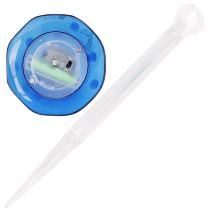 Aigostar - LED Päikesepaneeliga valgusti LED/0,006W/1,2V 100 mAh 2700K IP44 sinine