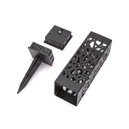 Aigostar - LED Päikesepaneeliga valgusti LED/0,006W/1,2V 28,5cm must 2700K IP44 100 mAh
