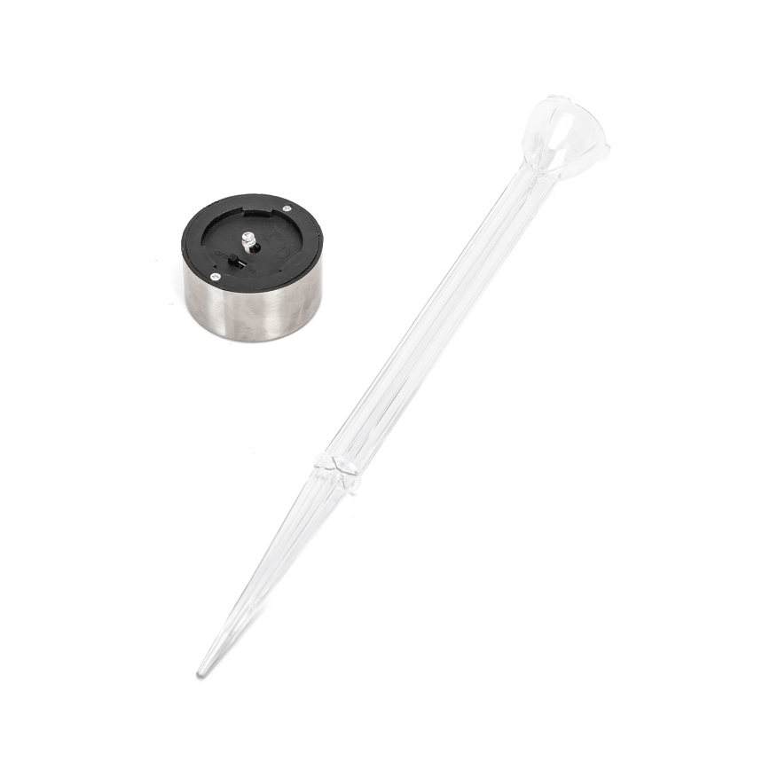 Aigostar - LED Päikesepaneeliga valgusti LED/0,006W/1,2V 32cm matt kroom 200 mAh 2700K IP44