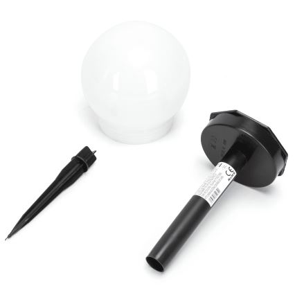 Aigostar - LED Päikesepaneeliga valgusti LED/0,006W/1,2V 33cm 40 mAh must 6500K IP44
