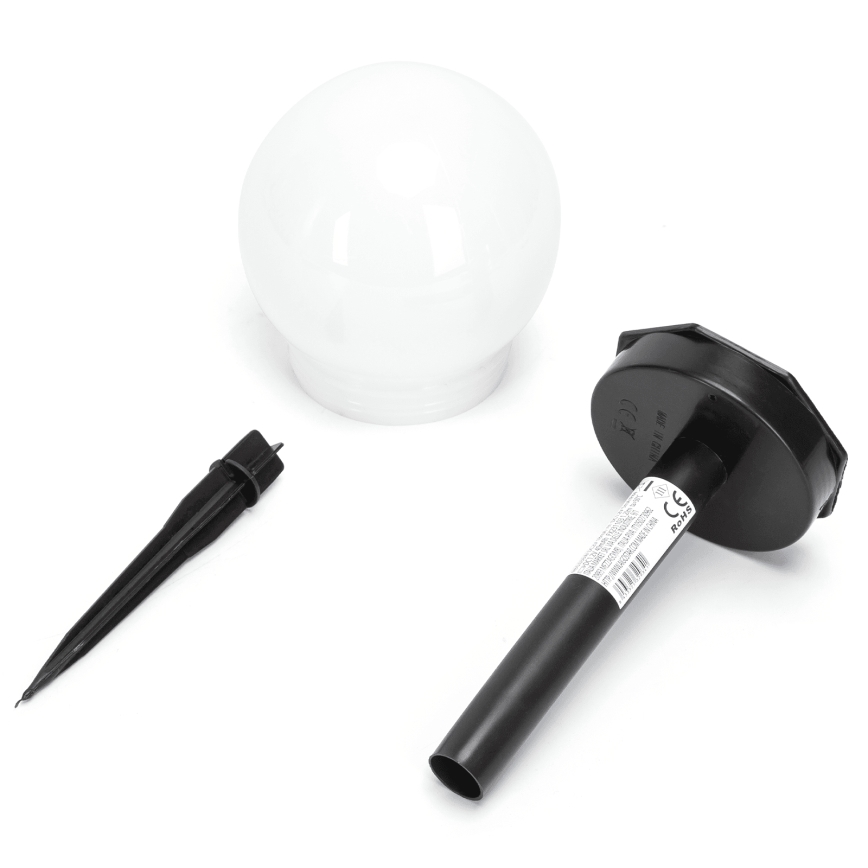 Aigostar - LED Päikesepaneeliga valgusti LED/0,006W/1,2V 33cm 40 mAh must 6500K IP44
