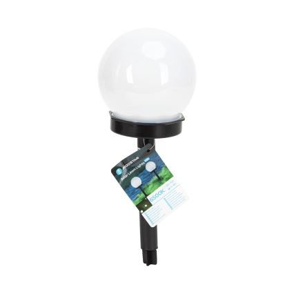 Aigostar - LED Päikesepaneeliga valgusti LED/0,006W/1,2V 33cm 40 mAh must 6500K IP44