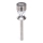 Aigostar - LED Päikesepaneeliga valgusti LED/0,006W/1,2V 35,5cm matt kroom 3000K IP44
