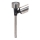 Aigostar - LED Päikesepaneeliga valgusti LED/0,006W/1,2V 37,5cm matt kroom 2700K IP44 40 mAh