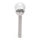 Aigostar - LED Päikesepaneeliga valgusti LED/0,006W/1,2V 37,8cm matt kroom 2700K IP44