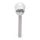 Aigostar - LED Päikesepaneeliga valgusti LED/0,006W/1,2V 37,8cm matt kroom 6500K IP44 100 mAh