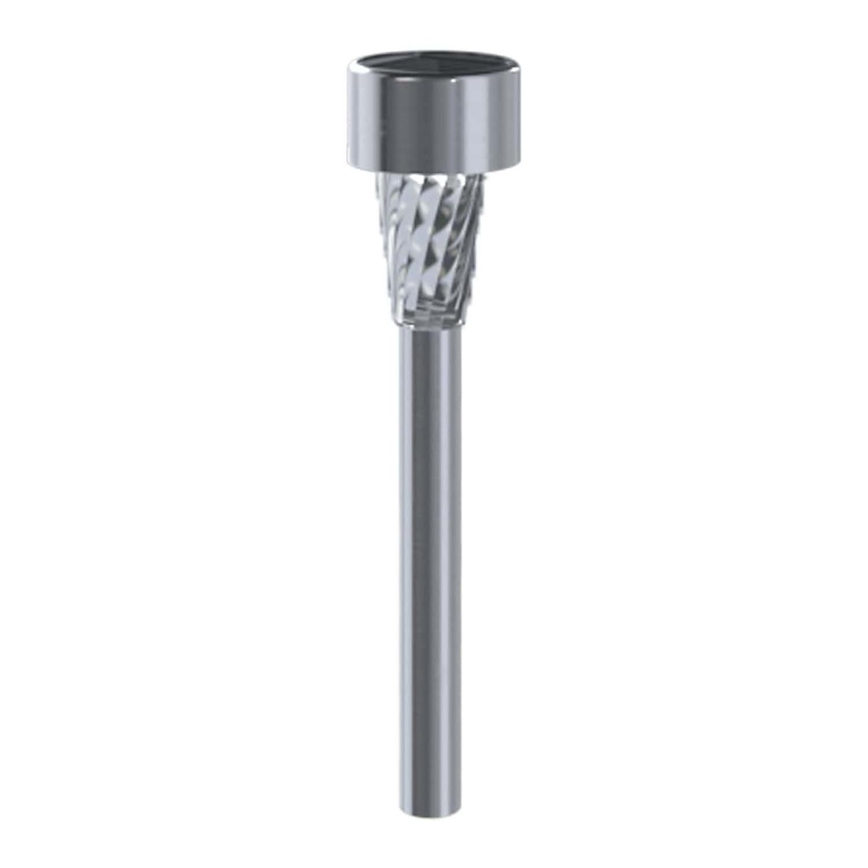 Aigostar - LED Päikesepaneeliga valgusti LED/0,006W/1,2V 40 mAh 29,5 cm matt kroom 6500K IP44