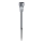 Aigostar - LED Päikesepaneeliga valgusti LED/0,006W/1,2V 40 mAh 29,7 cm matt kroom 6500K IP44