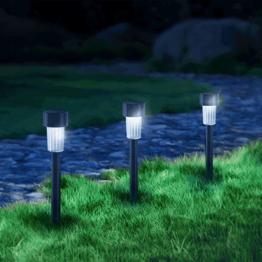 Aigostar - LED Päikesepaneeliga valgusti LED/0,006W/1,2V 40mAh 6500K IP44 29,5 cm