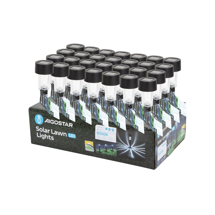 Aigostar - LED Päikesepaneeliga valgusti LED/0,006W/1,2V 40mAh 6500K IP44 29,5 cm