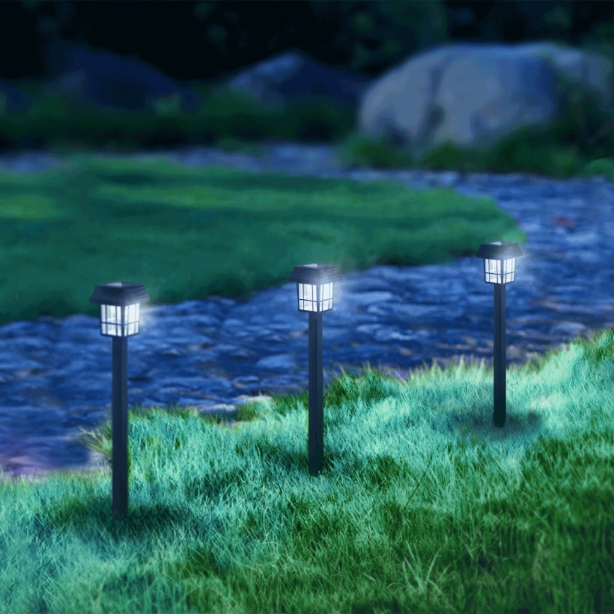 Aigostar - LED Päikesepaneeliga valgusti LED/0,006W/1,2V 40mAh 6500K IP44 32 cm