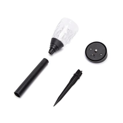 Aigostar - LED Päikesepaneeliga valgusti LED/0,006W/1,2V 40mAh 6500K IP44 34,5 cm täht