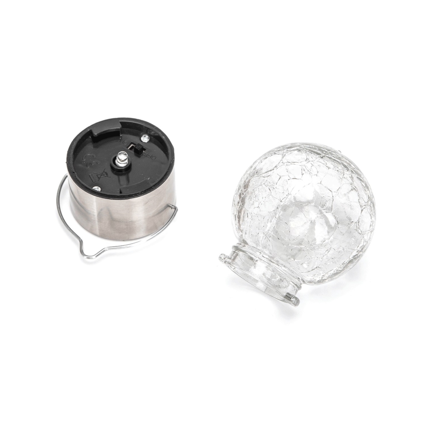 Aigostar - LED Päikesepaneeliga valgusti LED/0,006W/1,2V d. 6 cm 100 mAh 6500K IP44