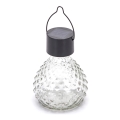 Aigostar - LED Päikesepaneeliga valgusti LED/0,006W/1,2V must 100 mAh 2700K IP44