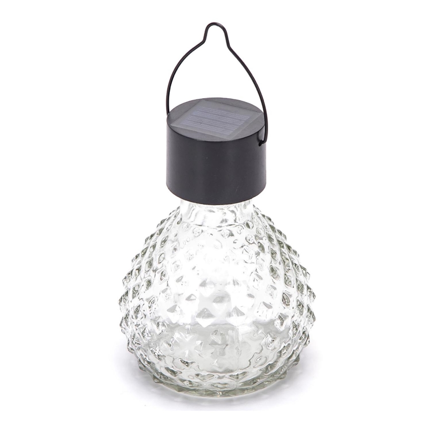 Aigostar - LED Päikesepaneeliga valgusti LED/0,006W/1,2V must 100 mAh 2700K IP44